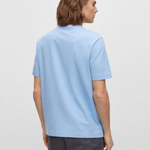 T-shirt d'été imprimé de logo personnalisé Oem/odm 100% coton de haute qualité T-shirts unis vierges pour hommes T-shirt en coton de qualité supérieure 210g/m2 - Product Image 3