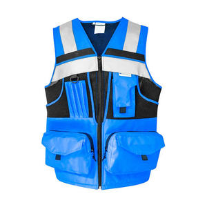 Gilet de sécurité léger haute visibilité bandes réfléchissantes durables conception réglable parfaite pour les travaux routiers et la construction - Product Image 2