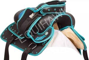 Coraza de caballo de barril sintético occidental ligera de alta calidad, coraza de cabeza de caballo de calidad, para propietarios de caballos - Product Image 4