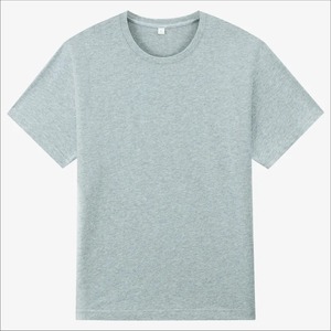 Haut d'été 100% coton pour hommes, ample, décontracté, confortable, col rond, manches courtes, t-shirt tricoté, méthode de tissage - Product Image 4