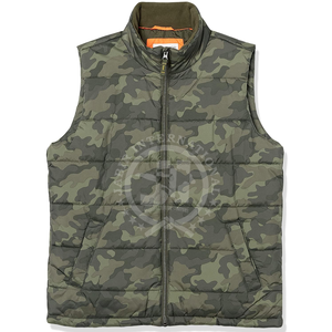 Chaleco Acolchado de Invierno para Hombre, Estilo Sólido, Talla Grande, Impermeable, Transpirable, de Lona para Exteriores, Reversible, Ecológico, de Tela Suave - Product Image 1