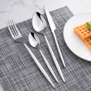 Juego Exclusivo de Cucharas y Cuchillos de Metal, Cubiertos de Acero Inoxidable con Espejo, de Diseño Increíble, De La India, 2k25, 4 Unidades - Product Image 3