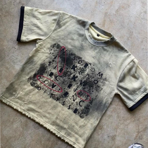 เสื้อยืดคอกลมแขนสั้นโอเวอร์ไซส์สำหรับผู้ชายผ้าซาตินผ้าฝ้าย100% ใหญ่พิเศษพิมพ์ลายสกรีนไซส์220GSM - Product Image 2