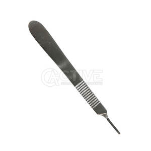 Mango de bisturí estéril de acero inoxidable para cirugía profesional, mango de bisturí ligero - Product Image 4