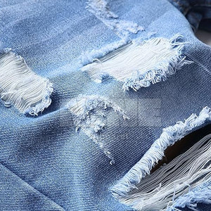 กางเกงยีนส์ขาสั้นทรงลำลองเอวกลาง ผ้าฝ้าย 100% แห้งเร็ว ลายเรียบ สไตล์ใหม่ ผลิตตามสั่ง สีตามสั่ง ผลิตในปากีสถาน - Product Image 5