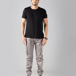 Stylish High-Waisted Men's Cargo Pants Comfortable 100% Cotton breathable Street Fashion Look with Convenient Pocket Design - Product Image 5