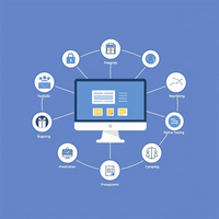 Sitio Web de comercio electrónico de varios proveedores Servicios de desarrollo del mercado Tienda Web en línea para vender productos Optimizado para SEO y visibilidad