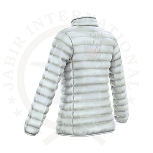 Winter Products Veste matelassée épaisse et ample unisexe pour hommes et femmes Impression de logo personnalisée - Product Image 4