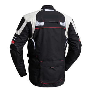 Touring impermeable negro textil motocicleta chaqueta Adventure Tour certificado CE protectores textil moto chaqueta para hombres - Product Image 4