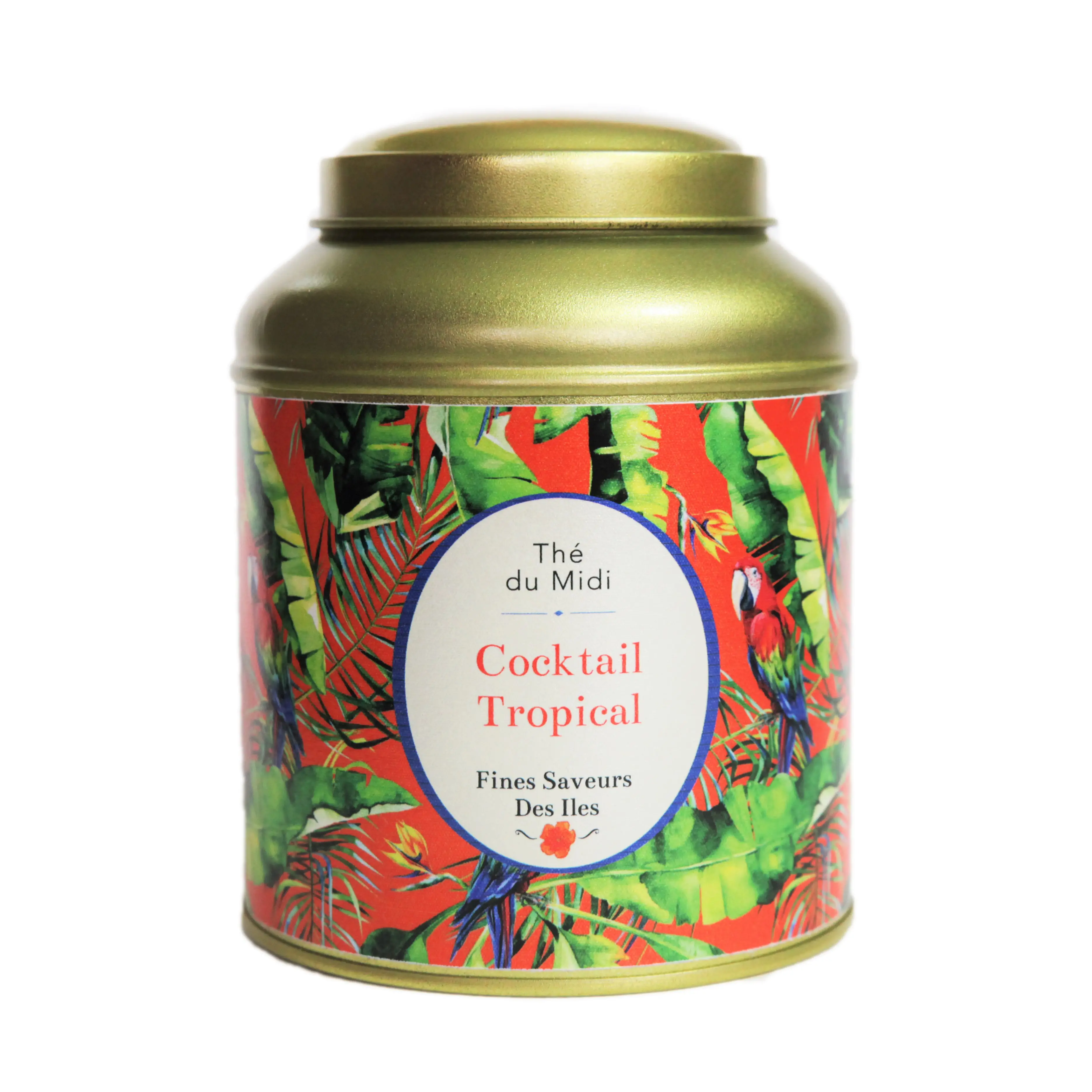 FINES SAVEURS DES ILES THÉ EXOTIQUE DE MIDI COCKTAIL TROPICAL BIO 100G THÉ NOIR ET FRUITS TROPICAUX