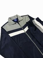 OEM equipo personalizado logotipo y bordado escuela y universidad uniforme chándal con material de primera calidad chaqueta con cremallera luz Wei
