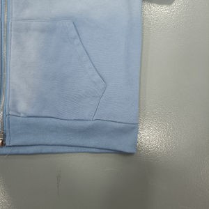 100% Material de algodón French Terry Acid Wash Sudadera con capucha de mezcla de algodón personalizada Transpirable Desgastado Heavyweight Acid Wash Hoodie - Product Image 5