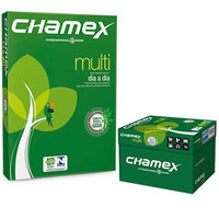 Papel de Copia Chamex A4 de Alta Calidad, Blanco, 70gsm/75gsm/80gsm, 100% Pulpa de Madera Virgen, Reciclable, 500 Hojas, Alto Brillo
