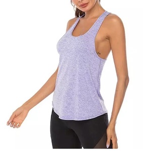 Camiseta sin mangas deportiva de verano personalizada OEM para mujer, bonitas camisetas de entrenamiento de algodón para correr con decoración de plumas, ropa de moda para mujer - Product Image 1