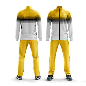 Conjunto Deportivo Unisex al por Mayor OEM, Chándal de Invierno 100% Poliéster con Cremallera, Dos Piezas, Logotipo Impreso por Sublimación Personalizado, Transpirable - Product Image 2