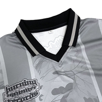 Camiseta de Fútbol Clásica Sublimada Personalizada de Secado Rápido 100% Poliéster al por Mayor, Camiseta de Fútbol Retro Estampada para Hombre