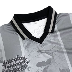 Wholesale Quick Drying 100% Polyester Customized Sublimated Classic Soccer Shirt\ <b>Retro</b> Football Jersey Printed Men <b>Retro</b> Jersey - Product Image 3