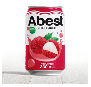 Zumo de frutas y verduras Abest de alta calidad, refrescos, sabor a lichi de A & B, fabricante de Vietnam para venta al por mayor y etiqueta privada - Product Image 2