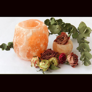 Portavelas de sal natural del Himalaya 100% al por mayor hecho a mano y más vendido para la decoración del hogar para el Día de San Valentín - Product Image 2