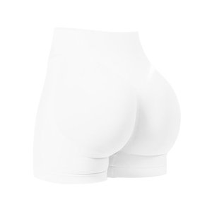 <b>Womens</b> Workout Impact <b>Shorts</b> Scrunch Butt Lifting Gym Seamless Booty Biker <b>Shorts</b> Light Blue L - Product Image 3