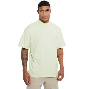 Hip Hop Vintage surdimensionné T-Shirt personnalisé 100% coton séchage rapide lavage à l'acide lâche blanc lourd tricoté hommes bambou - Product Image 1