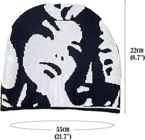 Offre Spéciale Bonnet en tricot Bonnet Logo personnalisé Broderie Bonnets en tricot Vente en gros en vrac Chapeaux chauds d'hiver Fournisseur OEM - Product Image 3