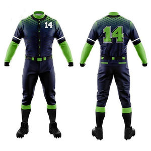 ชุดยูนิฟอร์มเบสบอลคุณภาพพรีเมียมจากผู้ผลิตชั้นนำ ระบายอากาศได้ดี พิมพ์ลายแบบซับลิเมชั่นตามสั่ง ผลิตจากโพลีเอสเตอร์ 100% ทนทาน - Product Image 4