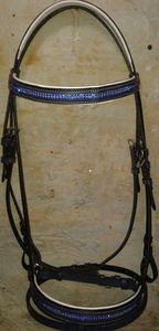 Nouvelle bride de cheval anglaise en cuir pur de qualité supérieure Bride la meilleure vente élégante et durable pour l'entraînement d'équitation et l'utilisation du spectacle - Product Image 4