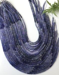 ลูกปัดแทนซาไนต์ธรรมชาติทรงกลมเรียบ, ลูกปัดแทนซาไนต์สำหรับทำเครื่องประดับอัญมณี ขนาด 3 ถึง 8 มม. ลูกปัดแทนซาไนต์ทรงกลมเรียบ - Product Image 1