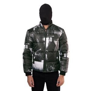 Blouson d'hiver pour hommes avec logo personnalisé OEM haute qualité noir bulle design tissu col montant nouvel état expédition aérienne - Product Image 2