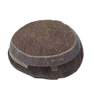 Perruque en cheveux humains de modèle australien, cheveux bruts, Remy, indien, prothèse, toupet, Taz Hair BD - Product Image 5