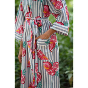 Robe de plage à rayures Anaar - Product Image 4