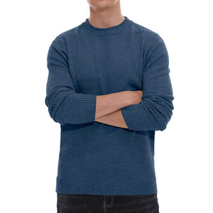 2025 sudadera Unisex de alta calidad 100% algodón logotipo personalizado cuello redondo pulóver Invierno Polar bordado Technics liso teñido - Product Image 5