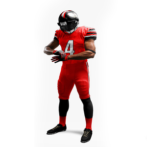 Ensemble de maillot et pantalon de football américain en maille respirante, couture durable, vêtements d'entraînement et de jeu - Product Image 2