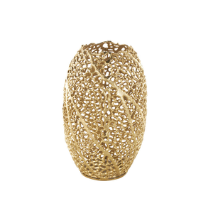 Vase à fleurs Offre Spéciale Vase à fleurs décoratif fini or pour la décoration intérieure moderne décor de salon esthétique - Product Image 6