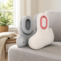 Bantal Leher Musik Peredam Kebisingan Multi-Fungsi 2-in-1 dengan Kompres Panas Getaran Panas Gadget Baru untuk Pengurangan Kebisingan