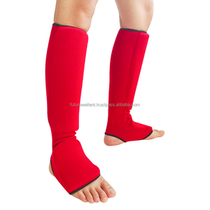 Miếng đệm bảo vệ bàn tay chân đầu và shins nhúng bọt sparring bánh bảo vệ cho Taekwondo Karate da <span class=keywords><strong>Shin</strong></span> <span class=keywords><strong>Pad</strong></span> - Product Image 1