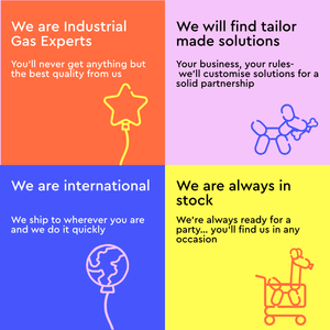 Experts dans la vente de qualité authentique autre décoration de fête jetable original 3.3L cylindre d'hélium pour remplir des ballons de fête - Product Image 4