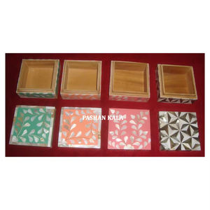 High Class Quality Attractive Looking Wooden Inlay <b>Mother</b> <b>Of</b> <b>Pearl</b> Multicolor <b>Jewelry</b> Boxes For Home And Office Decorations Item - Product Image 1