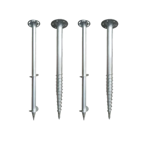 Zinc Plated Solar <b>Grounding</b> Screw <b>Stake</b> - Product Image 1