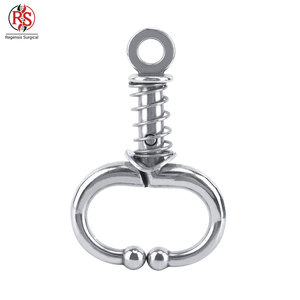 Sujetador de Toro de Acero Inoxidable de Alta Resistencia con Resorte para Cabestros de Ganado, Sujetador de Toro Veterinario con Resorte - Product Image 5