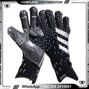 Best Adult Soccer Goalkeeper Gloves with High Grip Palm Design & <b>Wrist</b> <b>Support</b> for Impact Protection Made of Durable Rubber - Product Image 2