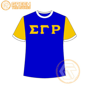Vente en gros de t-shirt Sigma Gamma Rho pour femmes vêtements de sororité jersey de coton t-shirt respirant de haute qualité vêtements grecs pour femmes - Product Image 3