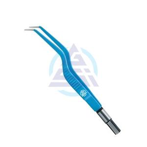 Pinzas bipolares europeas de bayoneta de alta calidad en ángulo hacia abajo | Pinzas bipolares Pinzas de electrocoagulación al por mayor - Product Image 1