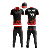 Precio al por mayor fabricado sublimación Cricket uniforme personalizado Cricket uniforme Camiseta y pantalón personalizado Cricket