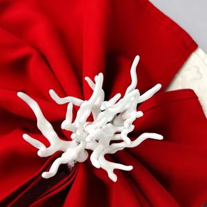 Porte-serviettes design antique pour décor de table vintage, fêtes de mariage, hôtel, salle à manger, élégante, accent - Product Image 1