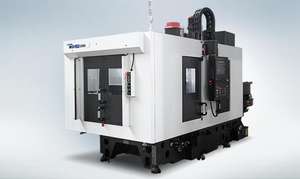 Centre d'usinage vertical à double table Hyundai-WIA KF5200D avec pompe PLC, machine de rectification et d'alésage, traitement, livraison en 4 à 6 semaines - Product Image 2