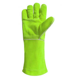 Guantes TIG de cuero industrial de alta calidad para soldadura, palo de seguridad, aplicaciones MIG, fábrica directa de Pakistán para uso laboral - Product Image 2