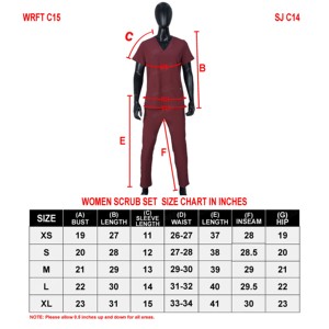 2025 vente chaude de haute qualité Spandex rayonne Polyester à manches courtes col en v pantalon droit médical femmes gommage ensemble - Product Image 6