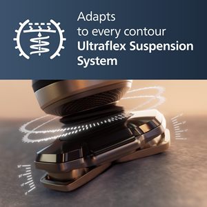 Rasoir électrique triple lame humide/sec avec tondeuse, boîtier de nettoyage et pochette, rasoir rotatif sans fil pour le visage, étanche IPX7, lavable - Product Image 5